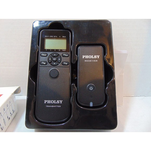 PHOLSY Wireless Timer Remote Shutter Release C8 -Open Box No cable - Picture 5 of 10